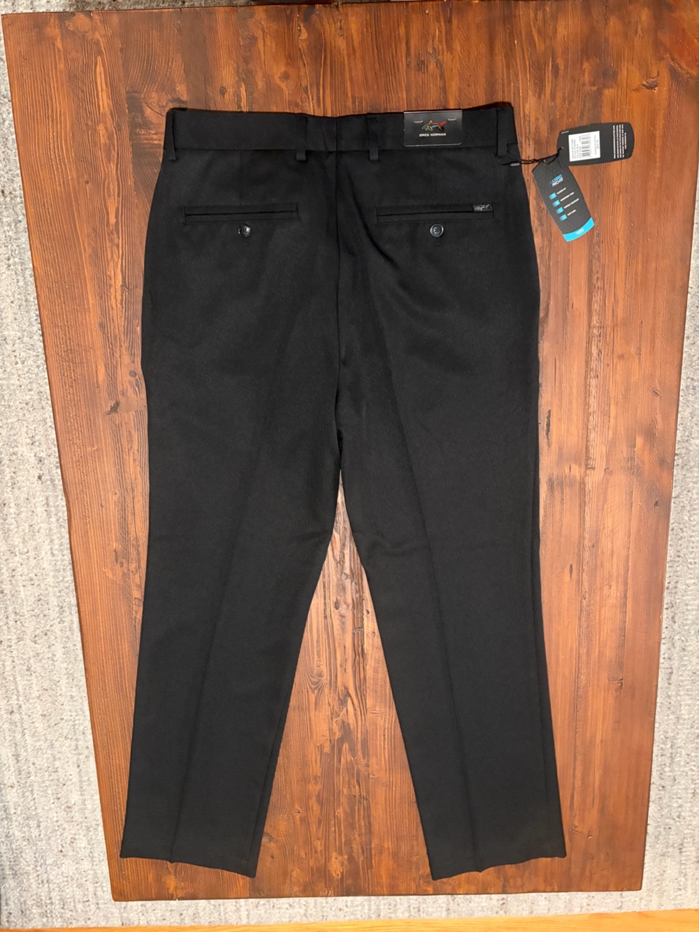 Greg Norman Collection Black Golf Pants